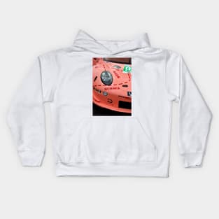 Pink Pig Germans Sports Motor Car Kids Hoodie